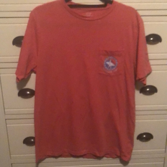 Vineyard Vines 1 pkt coral tee with surfer - 100% cotton - Picture 1 of 4